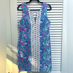 Lilly Pulitzer x Target 20th Anniversary Collection My Fans Shift Dress Sz12
